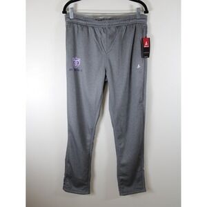 NWT Women's UST St Thomas Gray Fleece Pants Joggers Medium Drawstring